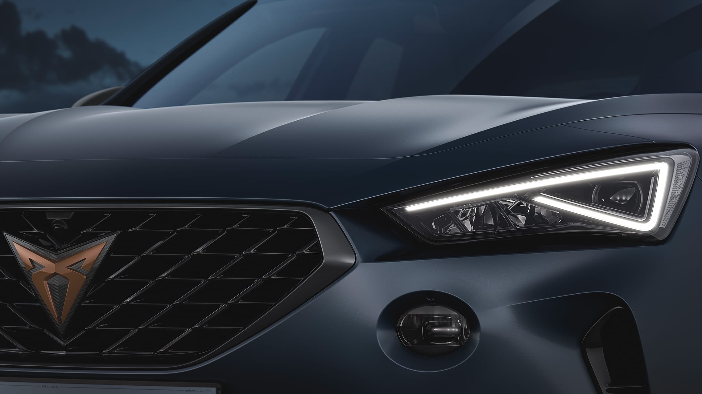 LAME DE PARE CHOC AVANT CUPRA FORMENTOR STANDARD PHASE 1 ING LINE  CUPWINGS (2020+)